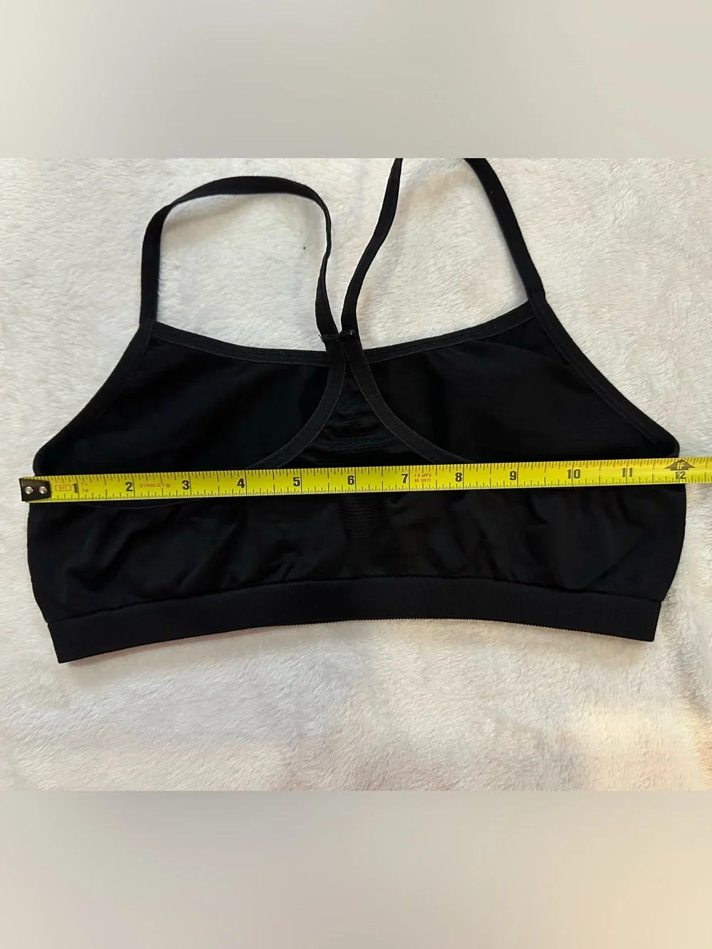 Barely There Y-Back Sports Bra in Black Girls Size XL Activewear